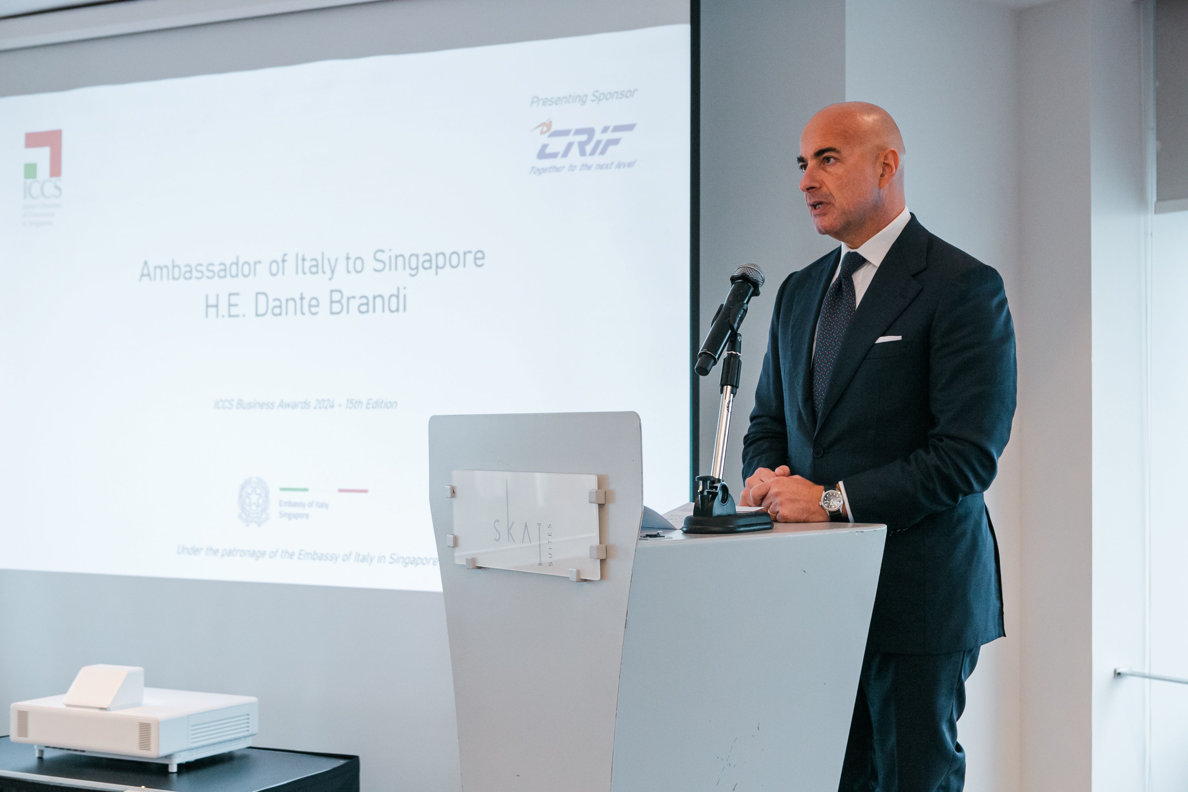 H.E. Dante Brandi, Ambassador of Italy to Singapore