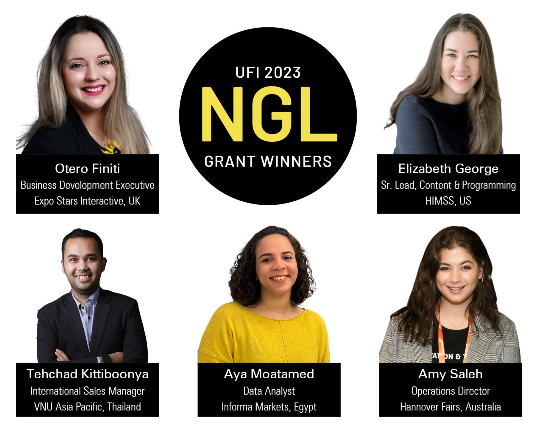 UFI announces winners of Next Generation Leadership Grant 2023